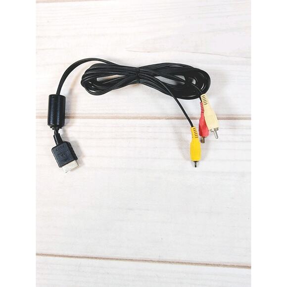 OEM Official Sony PlayStation AV Cable PS3 PS1 PS2 Play Station RCA Cord 8ft - Picture 1 of 5